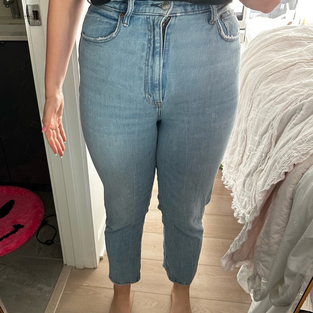 Abercrombie & Fitch Light Blue Jeans curve love